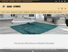 Tablet Screenshot of entrealfombras.com